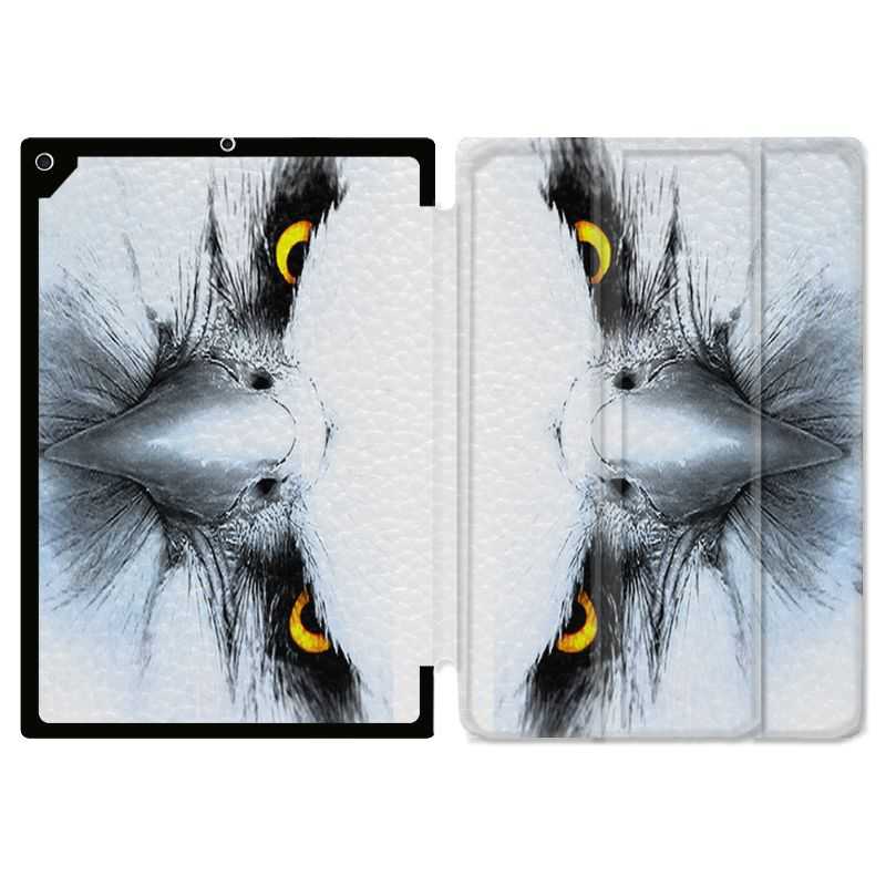 Housse Smart Cover Pour Ipad 10.2 Aigle Royal Blanc