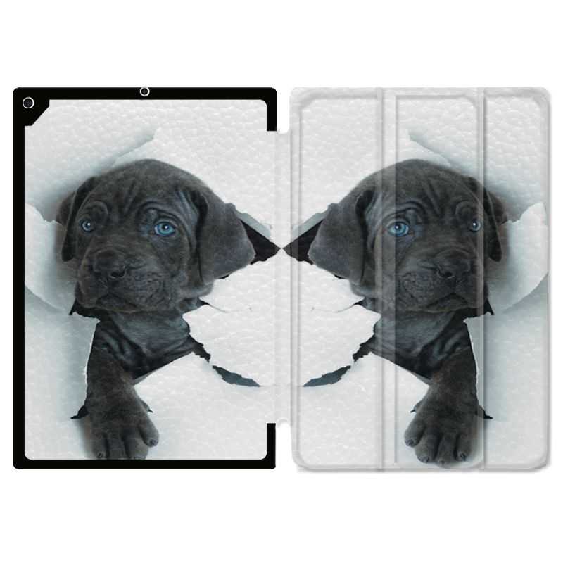 Housse Smart Cover Pour Ipad 10.2 Chien Noir