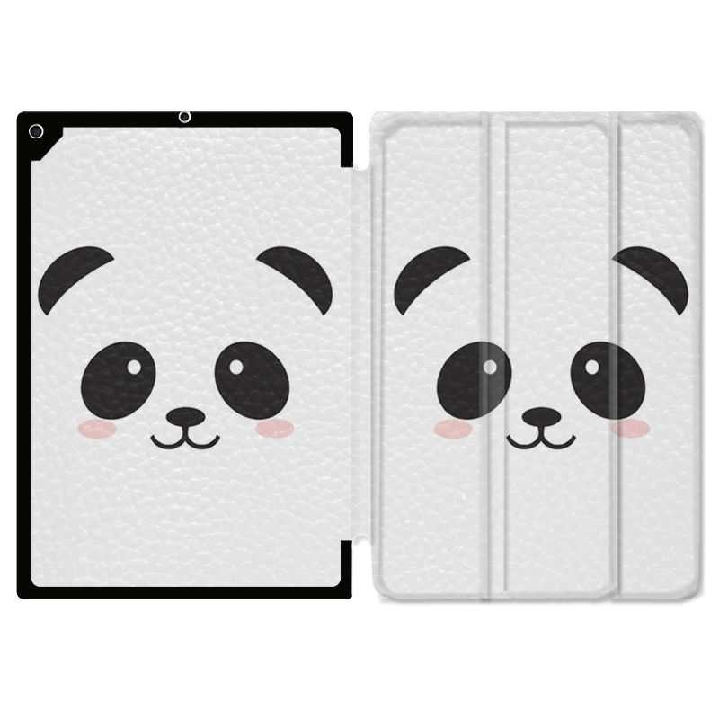 Housse Smart Cover Pour Ipad 10.2 Panda Blanc