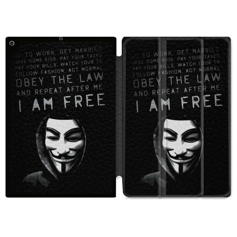 Housse Smart Cover Pour Ipad 10.2 Anonymous I am free
