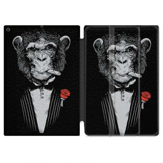 Housse Smart Cover Pour Ipad 10.2 Decale Singe Mafia