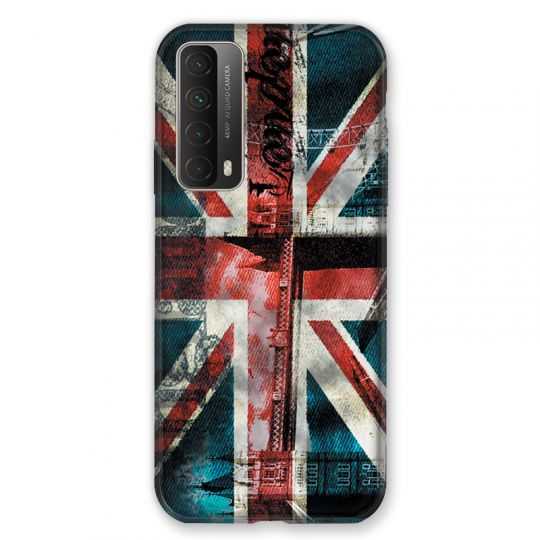 Coque Pour Huawei P Smart (2021) Angleterre UK Jean's
