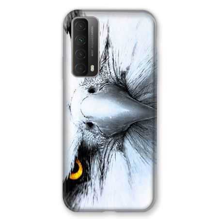 Coque Pour Huawei P Smart (2021) Aigle Royal Blanc