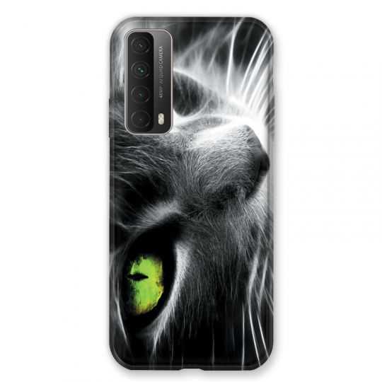 Coque Pour Huawei P Smart (2021) Chat Vert