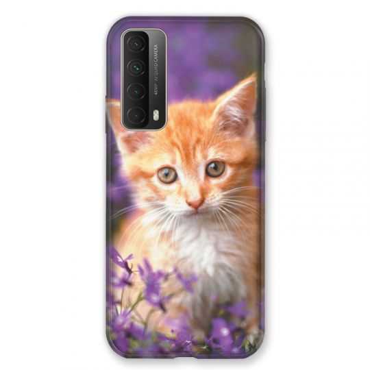 Coque Pour Huawei P Smart (2021) Chat Violet