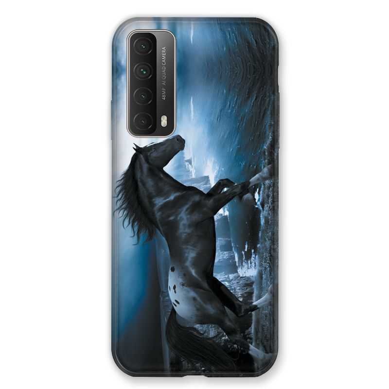 Coque Pour Huawei P Smart (2021) Cheval Noir
