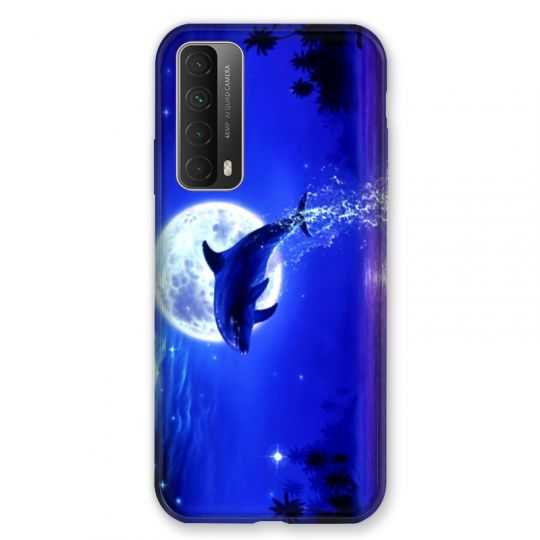 Coque Pour Huawei P Smart (2021) Dauphin Lune