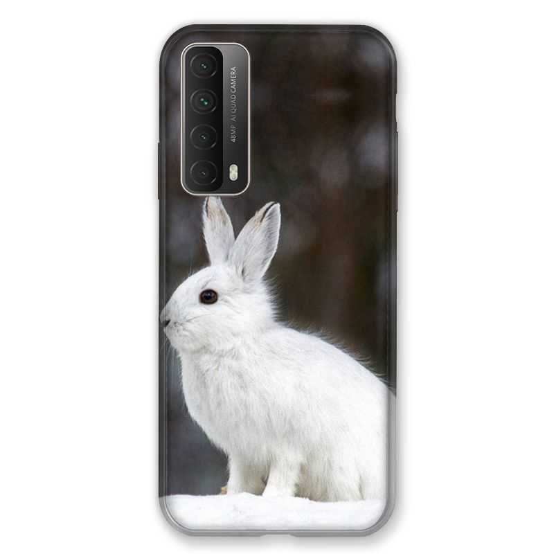 Coque Pour Huawei P Smart (2021) Lapin Blanc