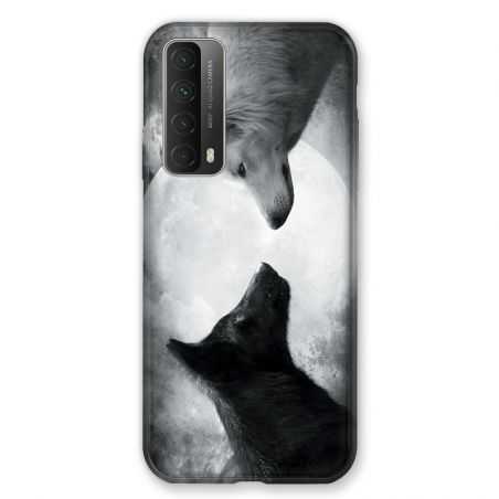 Coque Pour Huawei P Smart (2021) Loup Duo