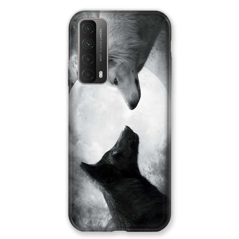 Coque Pour Huawei P Smart (2021) Loup Duo