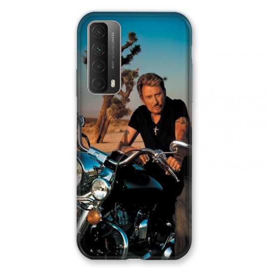 Coque Pour Huawei P Smart (2021) Johnny Hallyday Moto