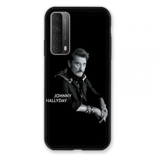 Coque Pour Huawei P Smart (2021) Johnny Hallyday Noir