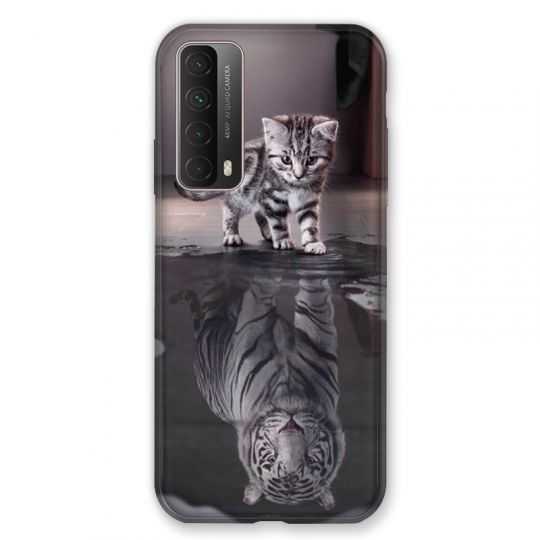 Coque Pour Huawei P Smart (2021) Chat Reflet