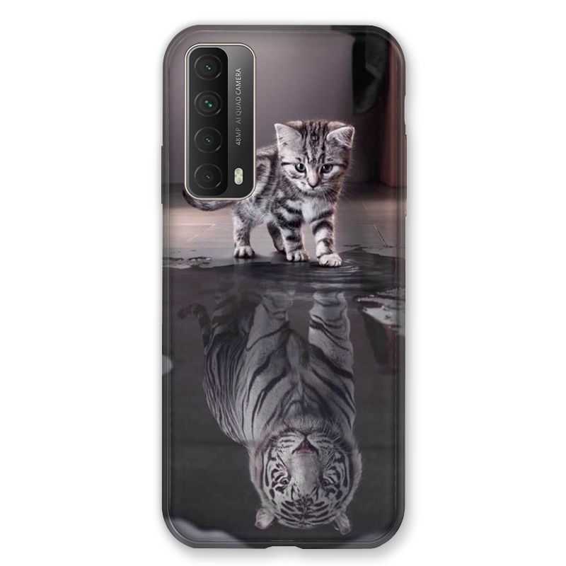 Coque Pour Huawei P Smart (2021) Chat Reflet