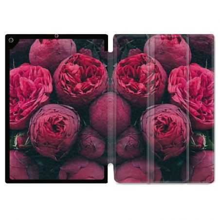 Housse Smart Cover Pour Ipad 10.2 Fleur Pivoine