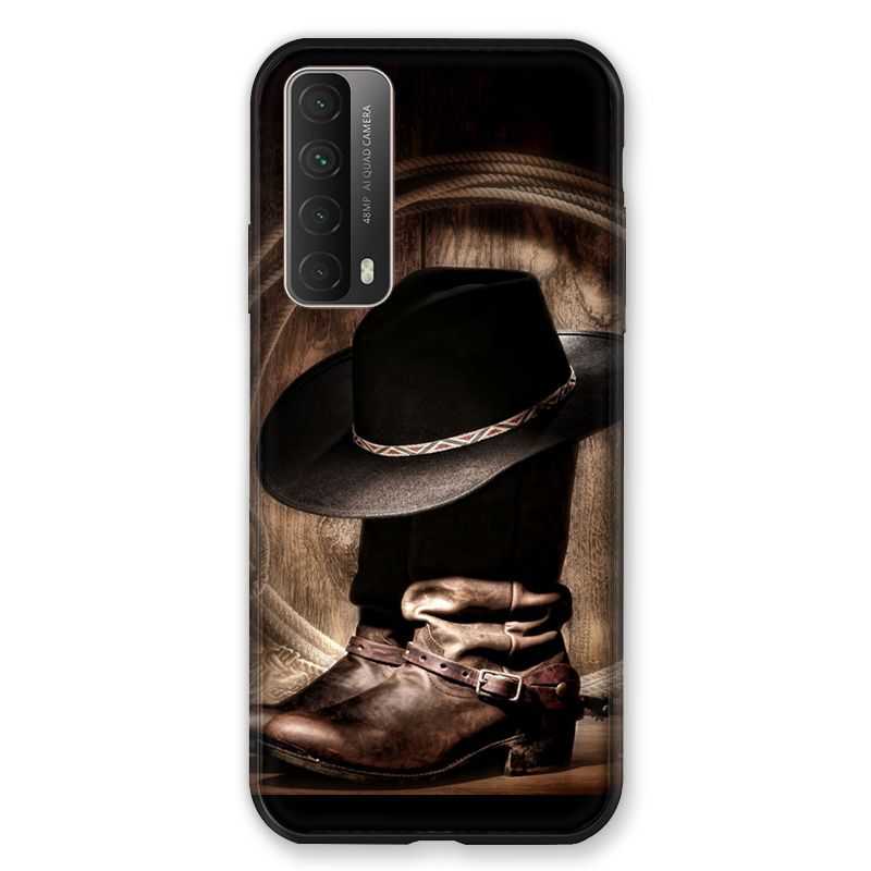 Coque Pour Huawei P Smart (2021) Cow Boy Chapeau