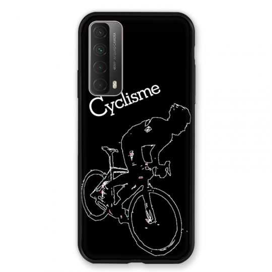 Coque Pour Huawei P Smart (2021) Cyclisme Ombre Blanche