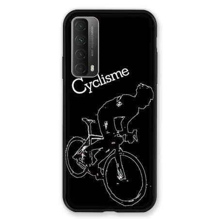 Coque Pour Huawei P Smart (2021) Cyclisme Ombre Blanche