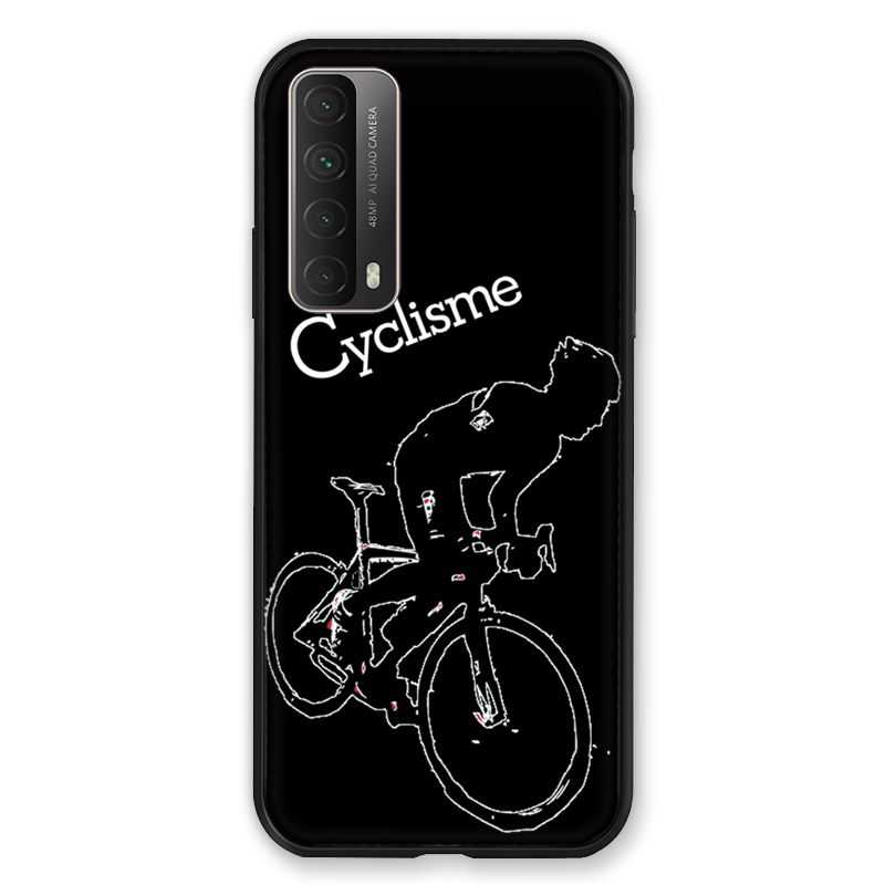 Coque Pour Huawei P Smart (2021) Cyclisme Ombre Blanche