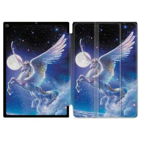 Housse Smart Cover Pour Ipad 10.2 Licorne Céleste