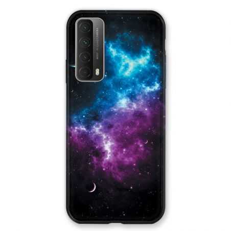 Coque Pour Huawei P Smart (2021) Univers Bleu Violet