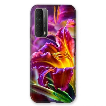 Coque Pour Huawei P Smart (2021) Fleur Lys Color