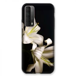 Coque Pour Huawei P Smart (2021) Fleur Lys Noir