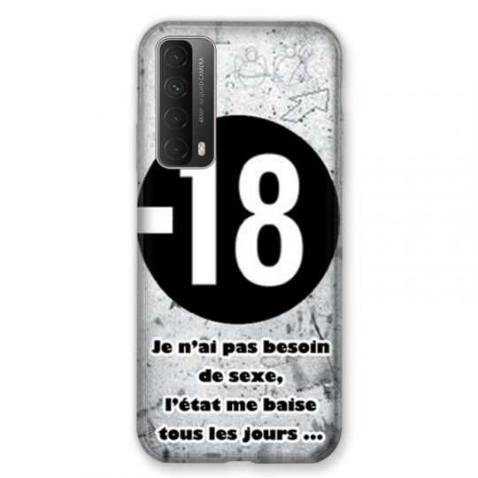 Coque Pour Huawei P Smart (2021) Humour 18 Ans