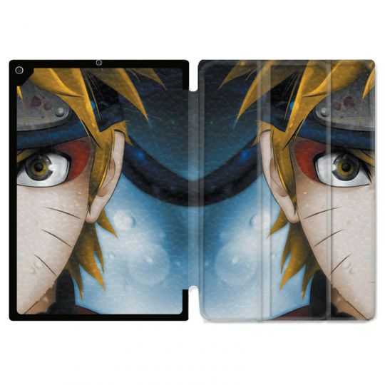 Housse Smart Cover Pour Ipad 10.2 Manga Naruto Blanc