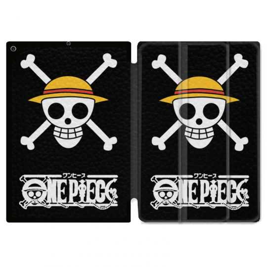 Housse Smart Cover Pour Ipad 10.2 Manga One Piece Tete de Mort