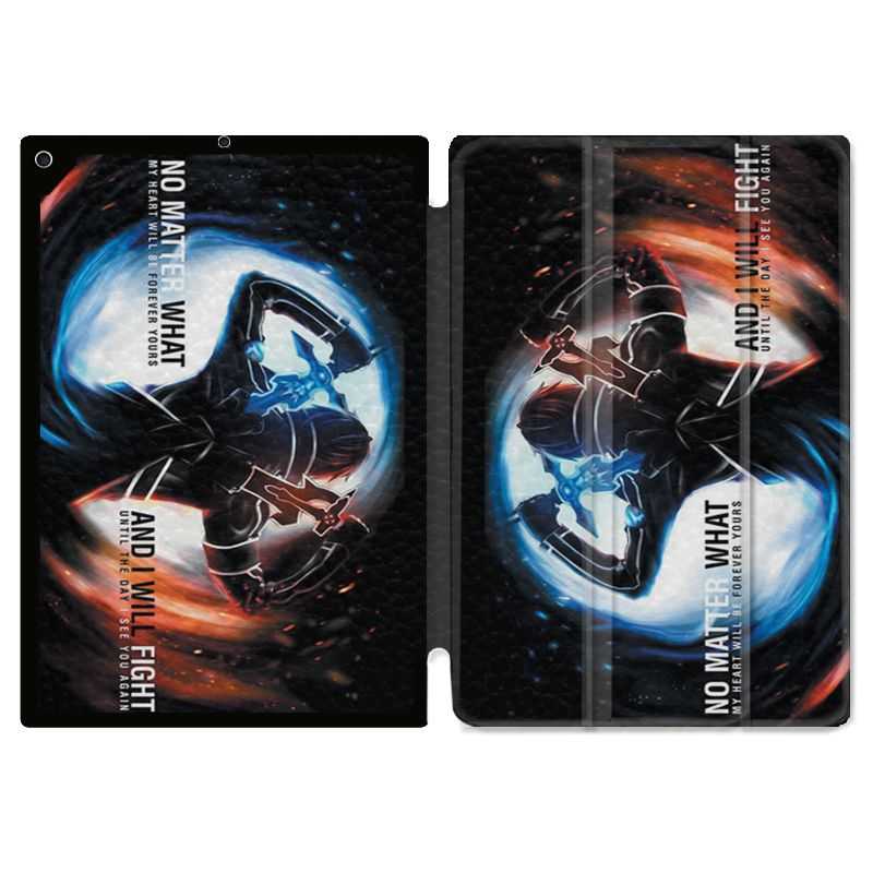 Housse Smart Cover Pour Ipad 10.2 Manga SAO sword Art Online Fight