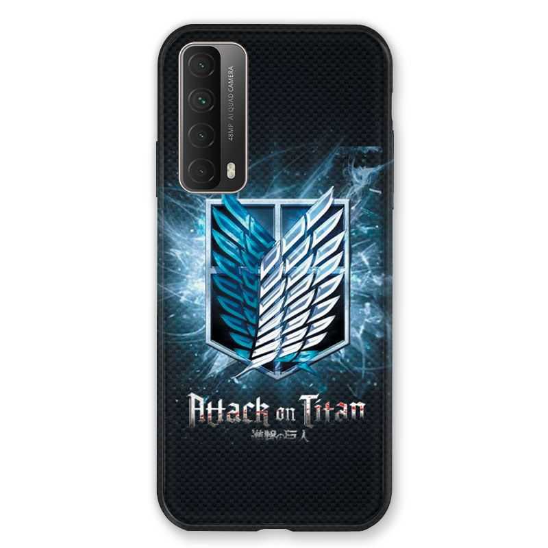 Coque Pour Huawei P Smart (2021) Manga Attaque Titans Noir