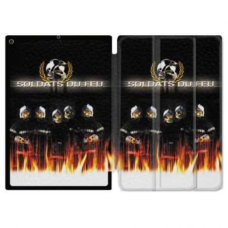 Housse Smart Cover Pour Ipad 10.2 Pompier Soldat