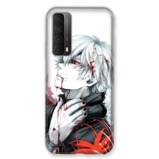 Coque Pour Huawei P Smart (2021) Manga Kaneki Blanc