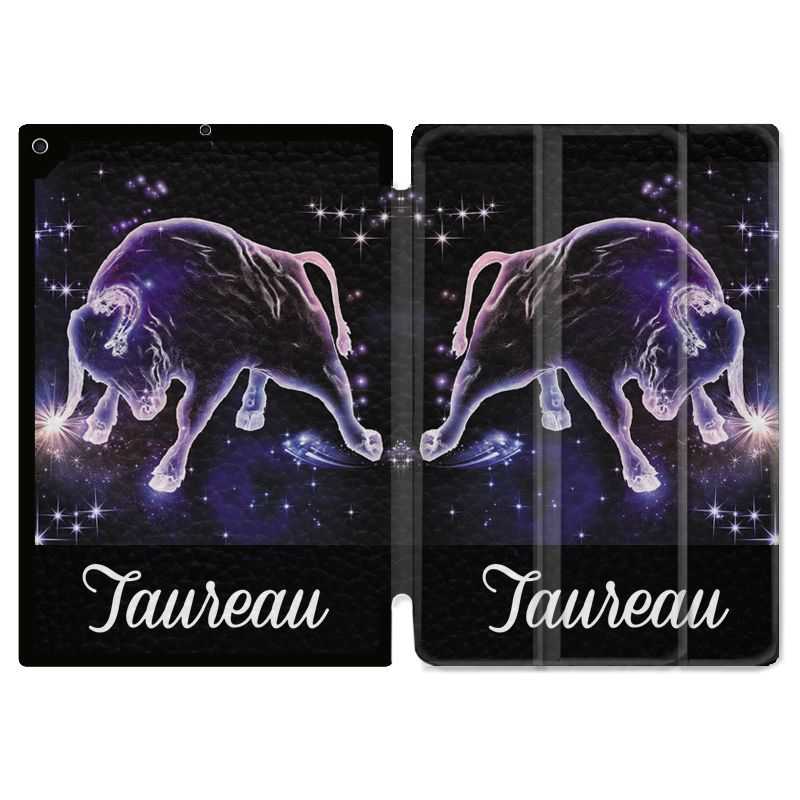 Housse Smart Cover Pour Ipad 10.2 Signe Zodiaque 2 Taureau