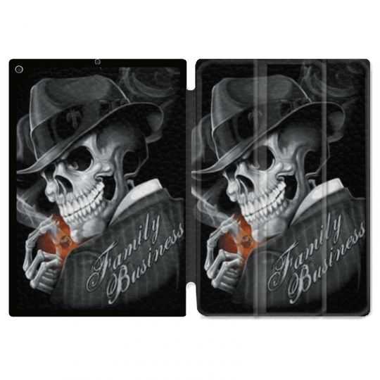 Housse Smart Cover Pour Ipad 10.2 Tete de Mort family business