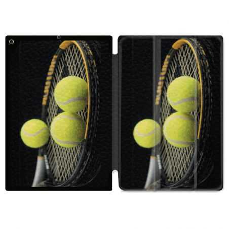 Housse Smart Cover Pour Ipad 10.2 Tennis Balls