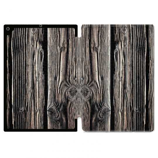 Housse Smart Cover Pour Ipad 10.2 Texture Bois