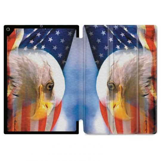 Housse Smart Cover Pour Ipad 10.2 Amerique USA Aigle