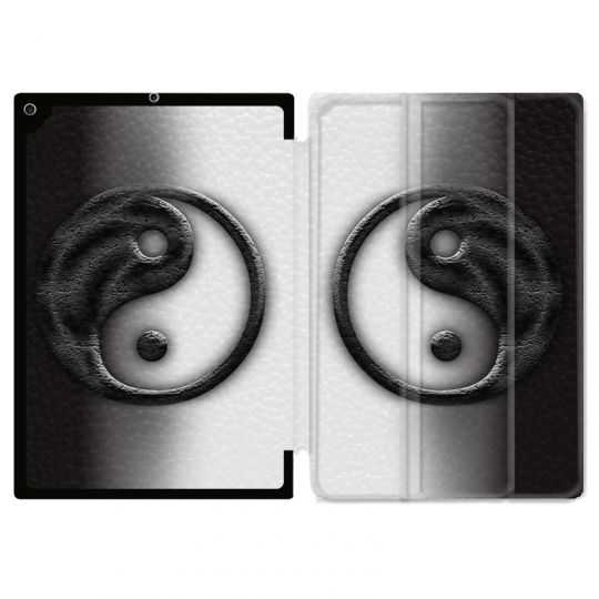 Housse Smart Cover Pour Ipad 10.2 Yin Yang 3d