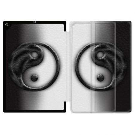 Housse Smart Cover Pour Ipad 10.2 Yin Yang 3d