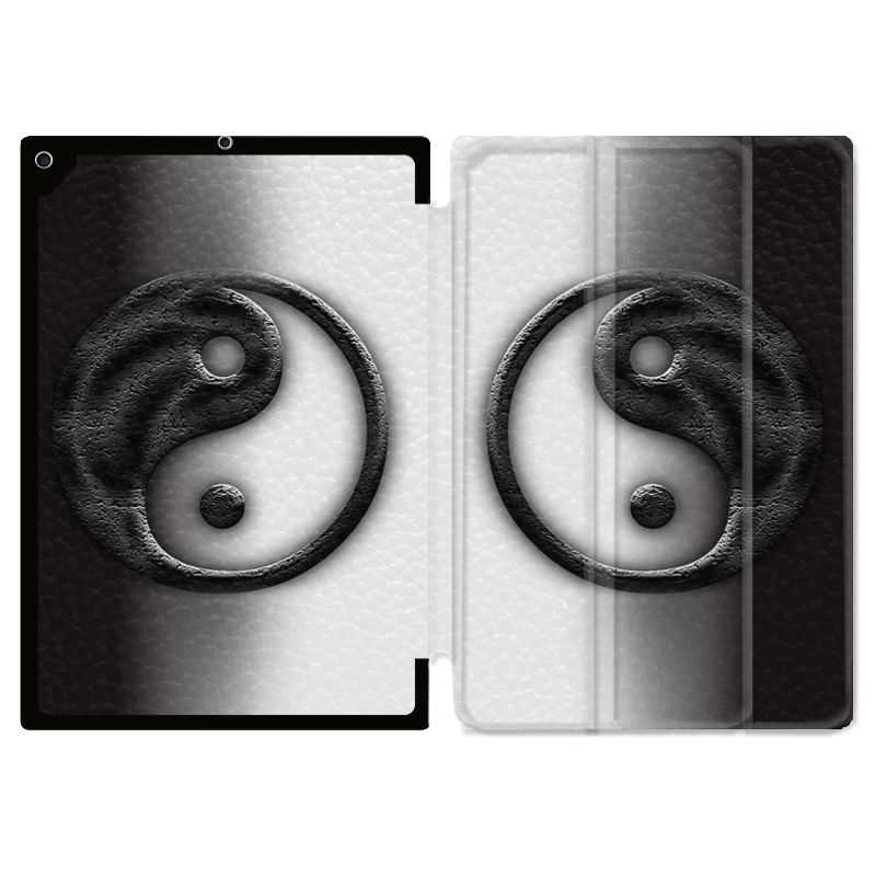 Housse Smart Cover Pour Ipad 10.2 Yin Yang 3d