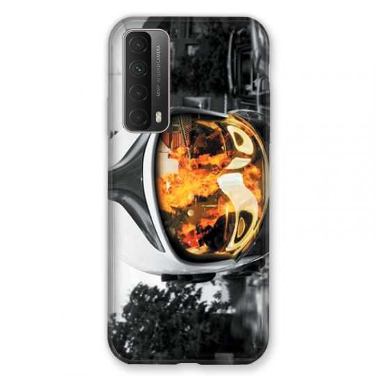 Coque Pour Huawei P Smart (2021) Pompier Casque Feu