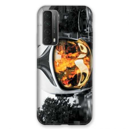 Coque Pour Huawei P Smart (2021) Pompier Casque Feu