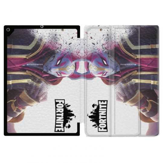 Housse Smart Cover Pour Ipad 10.2 Fortnite Blanc