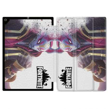 Housse Smart Cover Pour Ipad 10.2 Fortnite Blanc