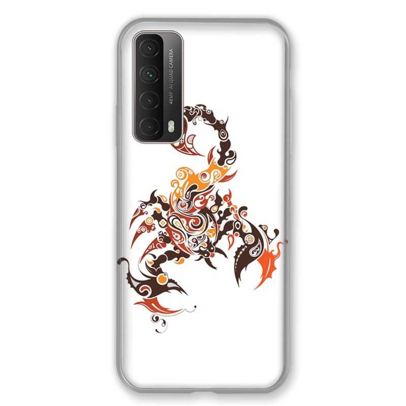 Coque Pour Huawei P Smart (2021) Scorpion Blanc