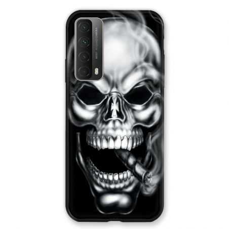Coque Pour Huawei P Smart (2021) Tete de Mort Fume