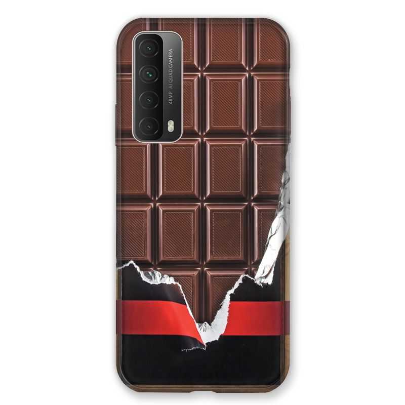 Coque Pour Huawei P Smart (2021) Trompe Oeil Chocolat