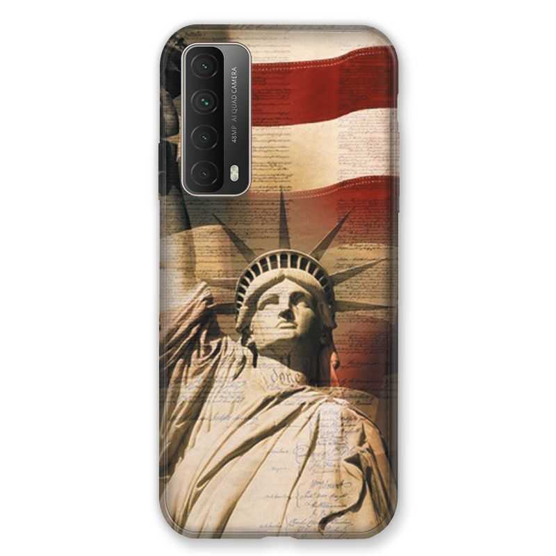Coque Pour Huawei P Smart (2021) Amerique USA Statue liberté